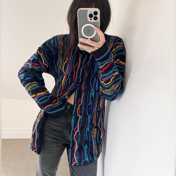 Vintage Tops - Vintage Purely Australian Clothing Co Knit Cardigan XS